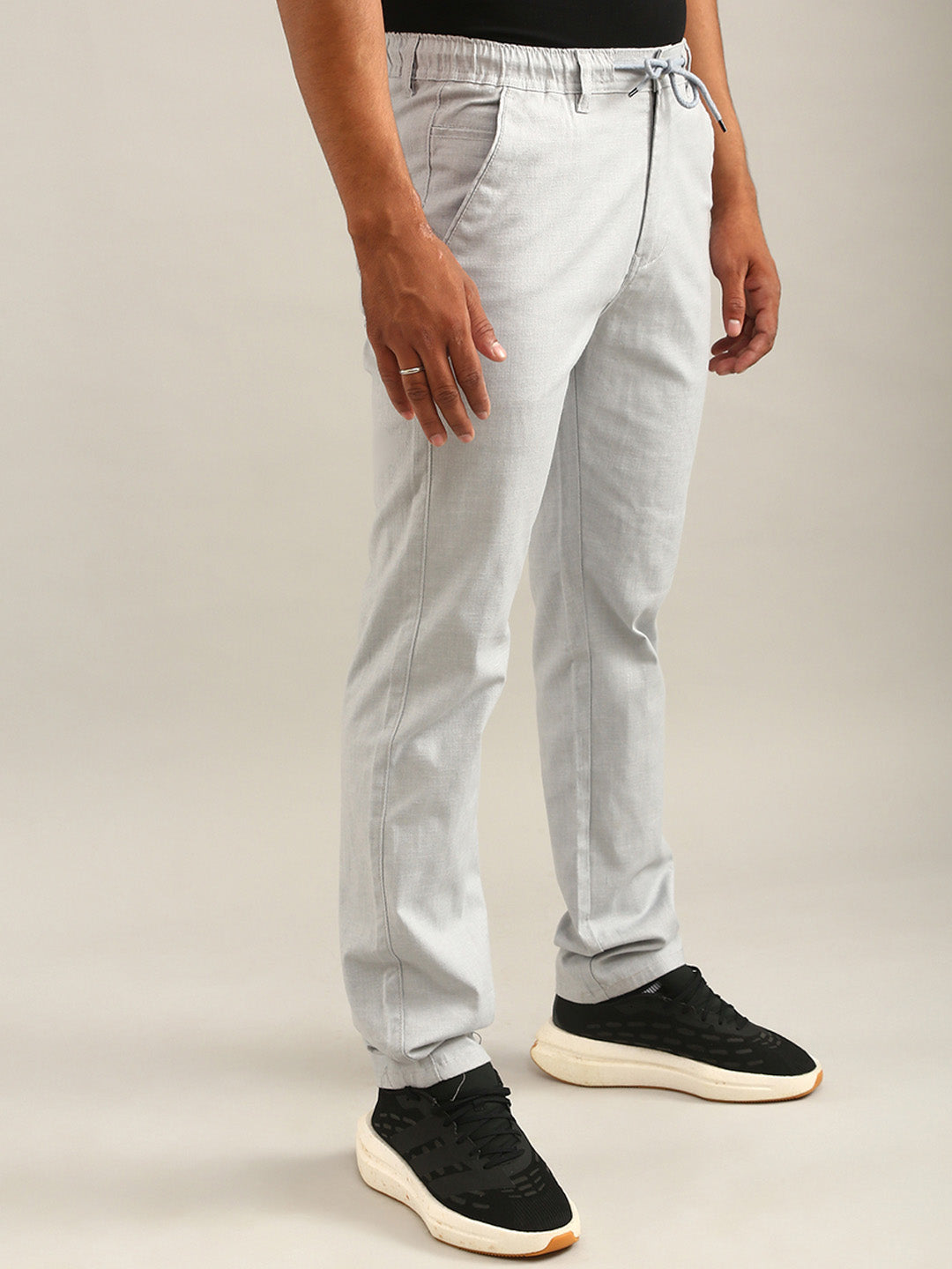 Linen Pajama - Light Grey