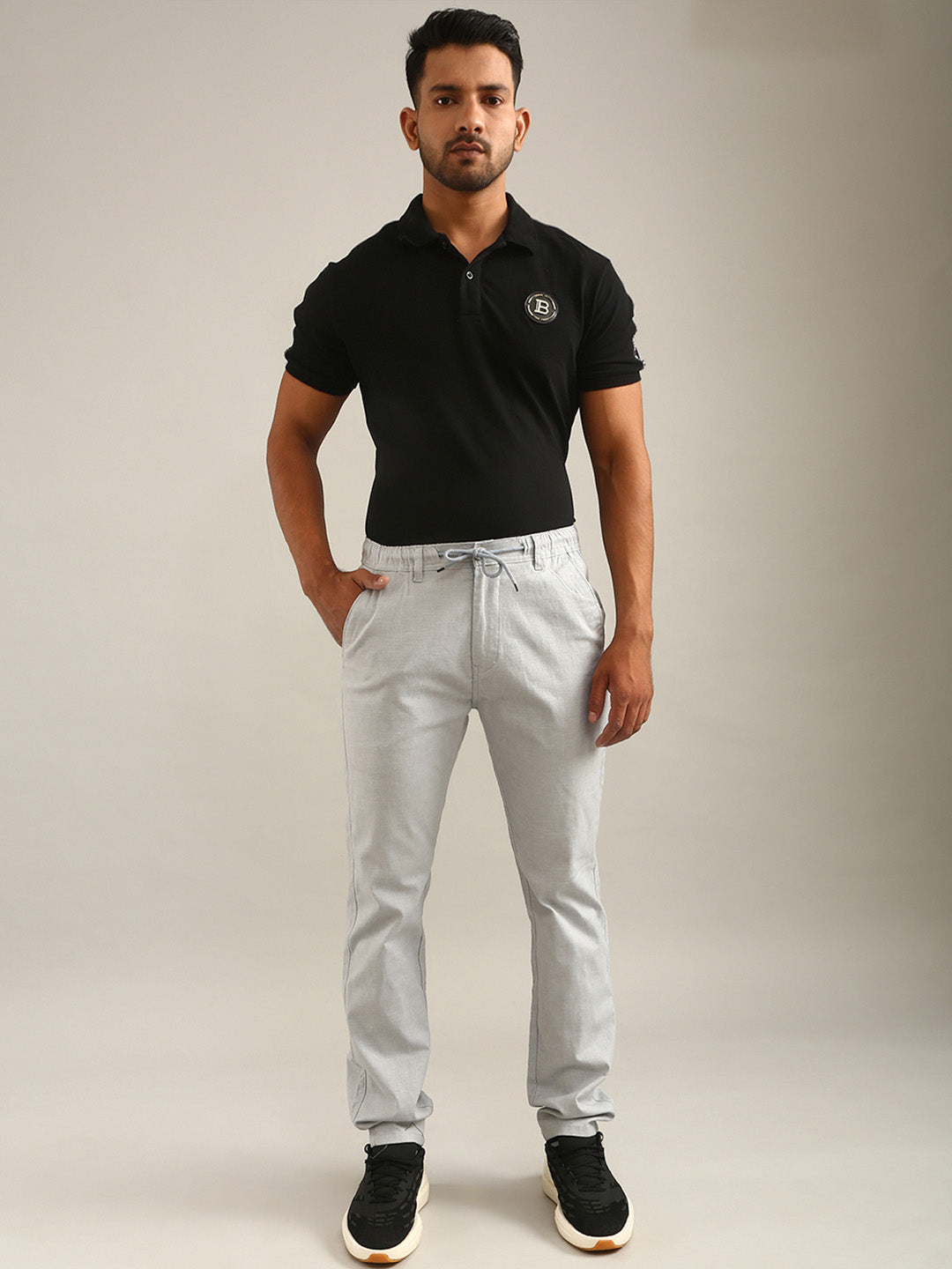 Linen Pajama - Light Grey