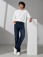 Stln Str Classic Straight Fit Royal Sapphire Mid Rise Faded Indigo Jeans