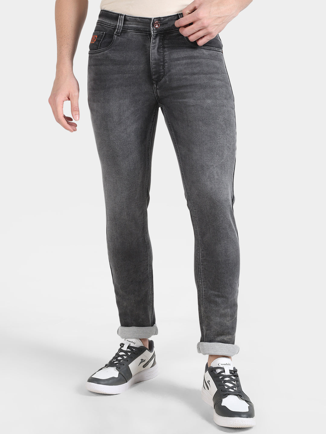 Breeza 17 Smart Fit Grey Jeans