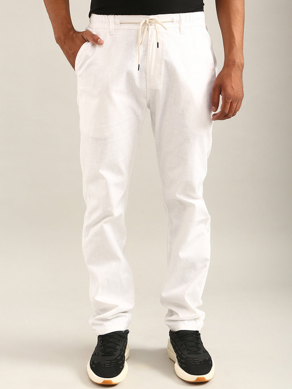 Linen Pajama - White