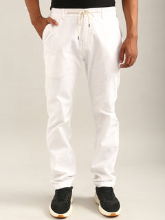 Linen Pajama - White