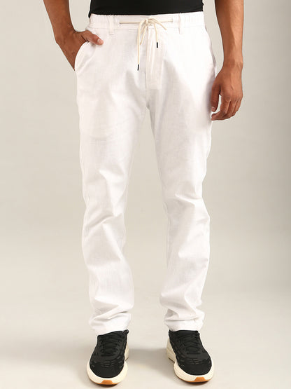 Linen Pajama - White