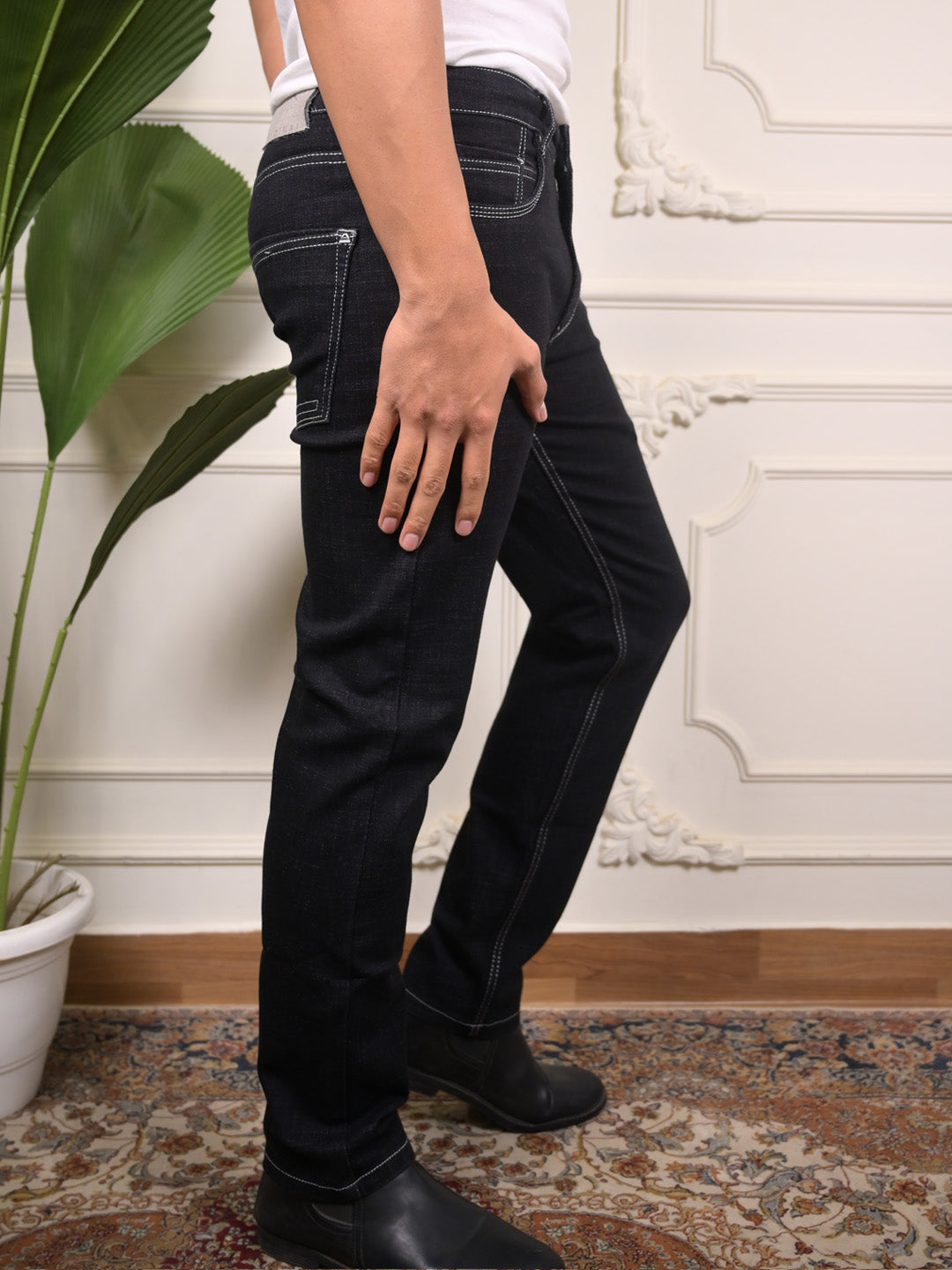 Power Stretch White - BLACK