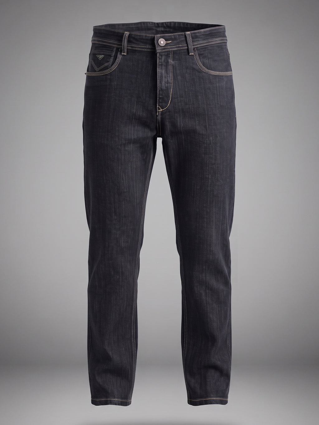 Straight Fit Cloud Grey Mid Rise Jeans