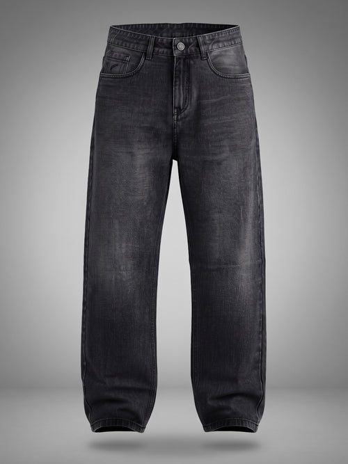 Baggy Fit Cloud Grey Mid Rise Jeans
