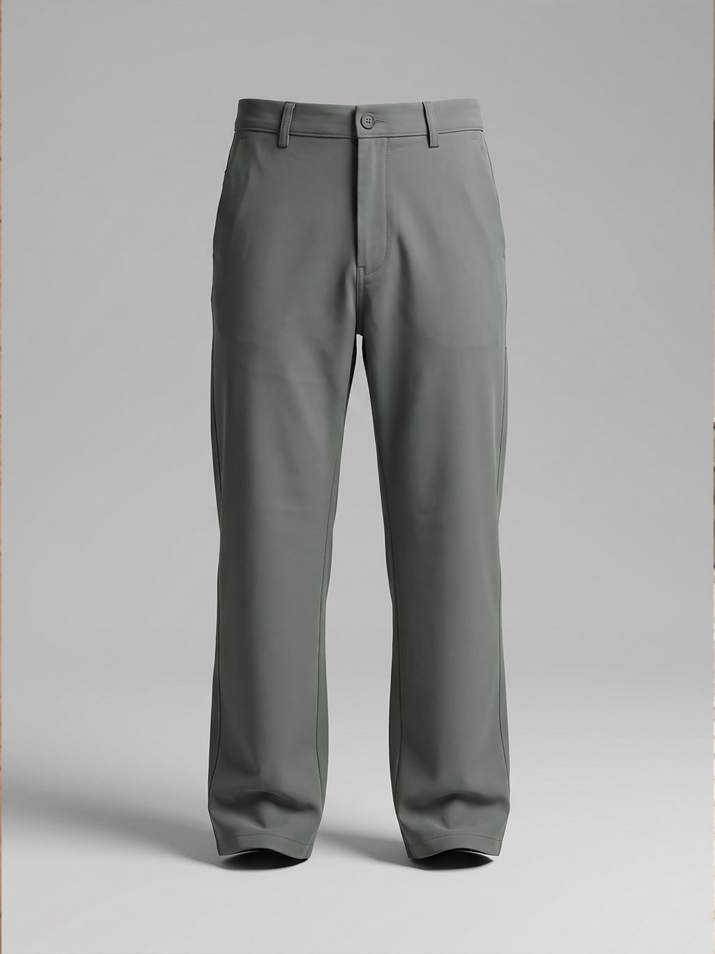 NT Comfort Fit Sage Green Mid Rise Trouser