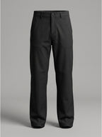NT Comfort Fit Jet Black Mid Rise Trouser