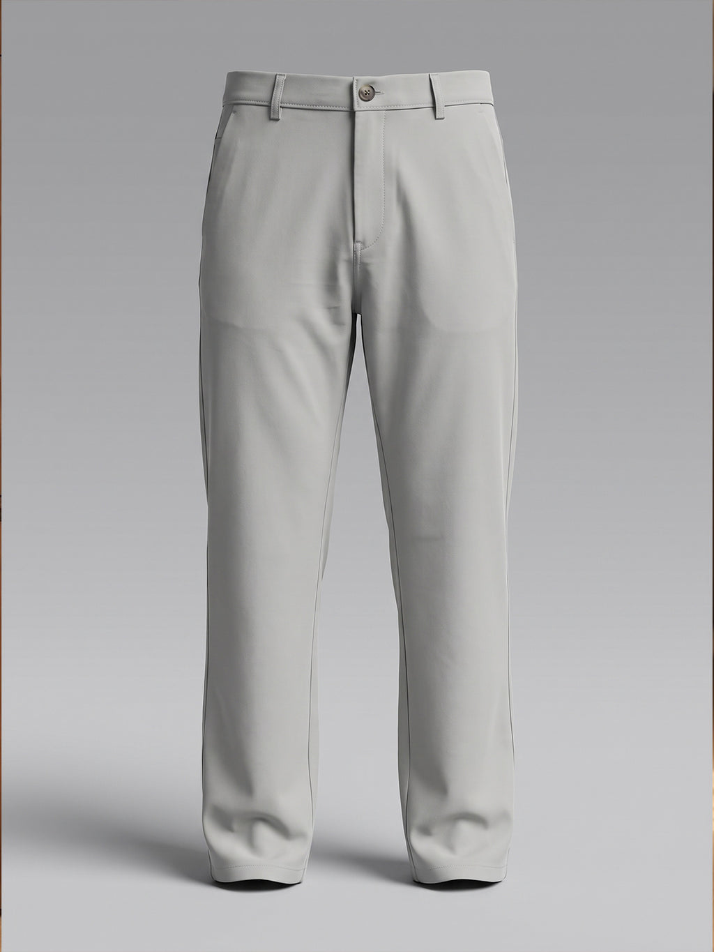 NT Comfort Fit Sand Stone Beige Mid Rise Trouser