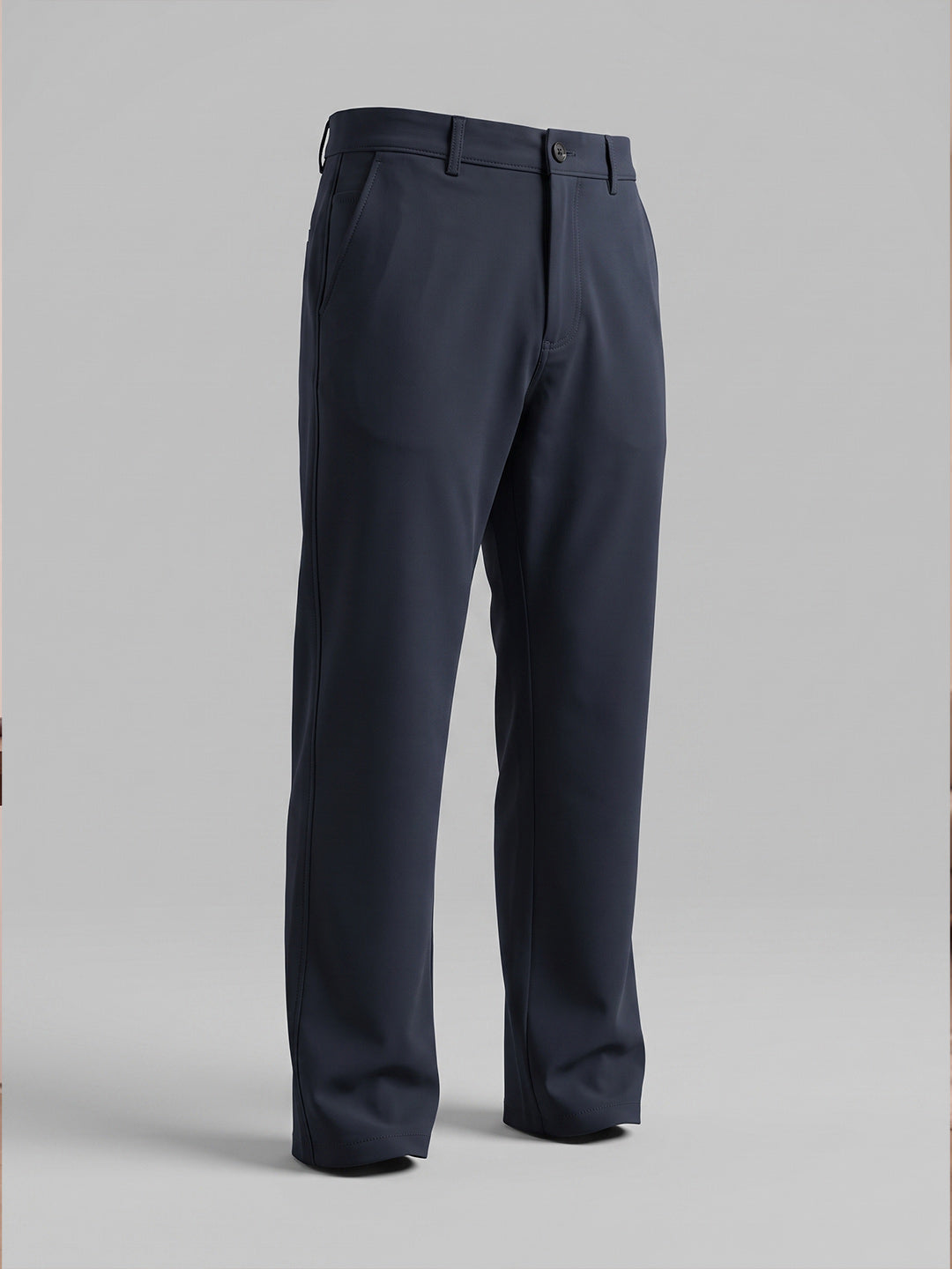 NT Comfort Fit Midnight Blue Mid Rise Trousers