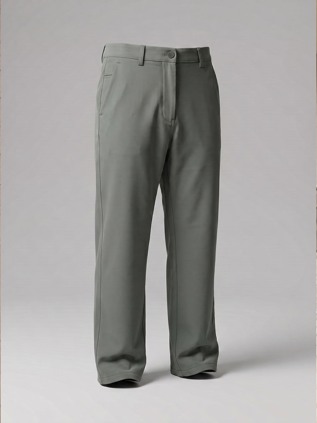 NT Comfort Fit Sage Green Mid Rise Trouser