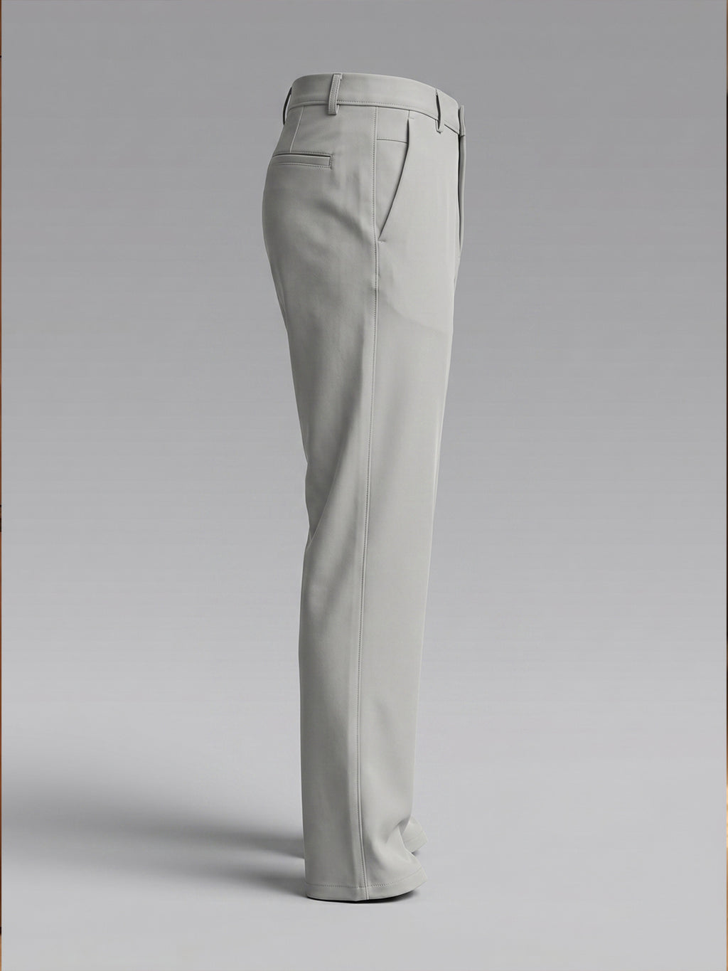 NT Comfort Fit Sand Stone Beige Mid Rise Trouser