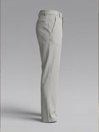 NT Comfort Fit Sand Stone Beige Mid Rise Trouser