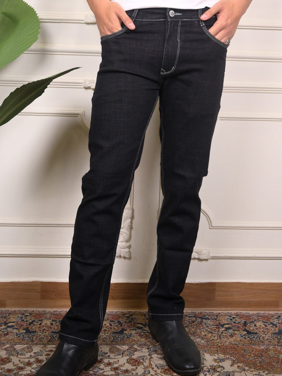 Power Stretch White - BLACK