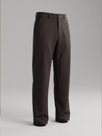 NT Comfort Fit Roasted Coffee Mid Rise Trousers