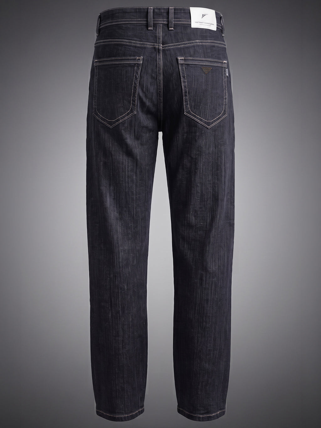 Straight Fit Cloud Grey Mid Rise Jeans