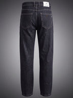 Straight Fit Cloud Grey Mid Rise Jeans