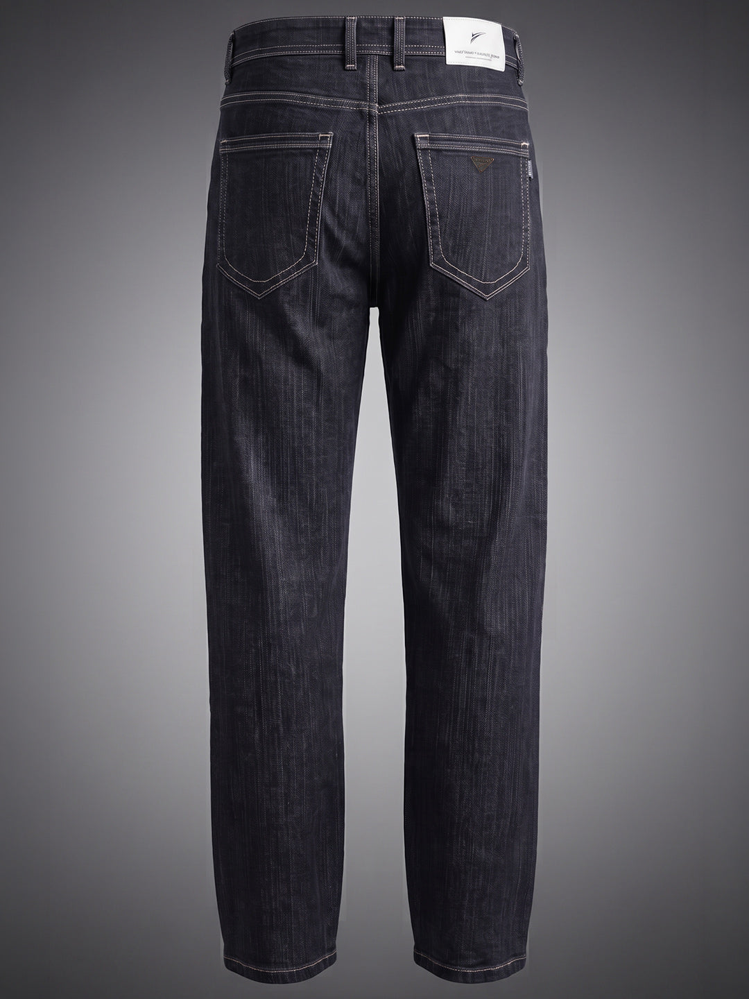 Straight Fit Cloud Grey Mid Rise Jeans