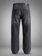 Baggy Fit Cloud Grey Mid Rise Jeans