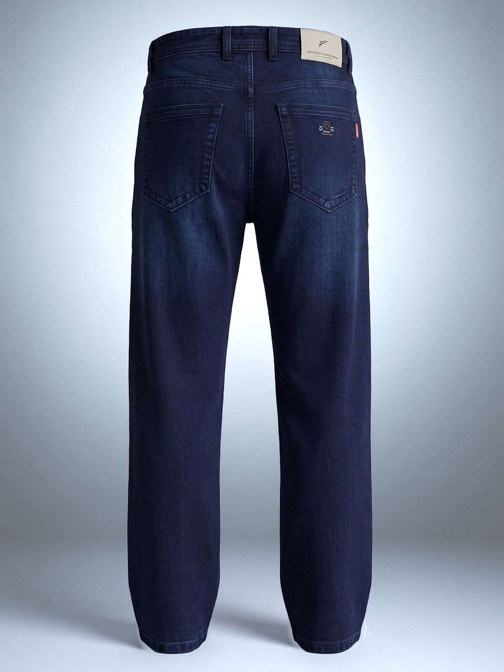 Stln Str Classic Straight Fit Royal Sapphire Mid Rise Faded Indigo Jeans
