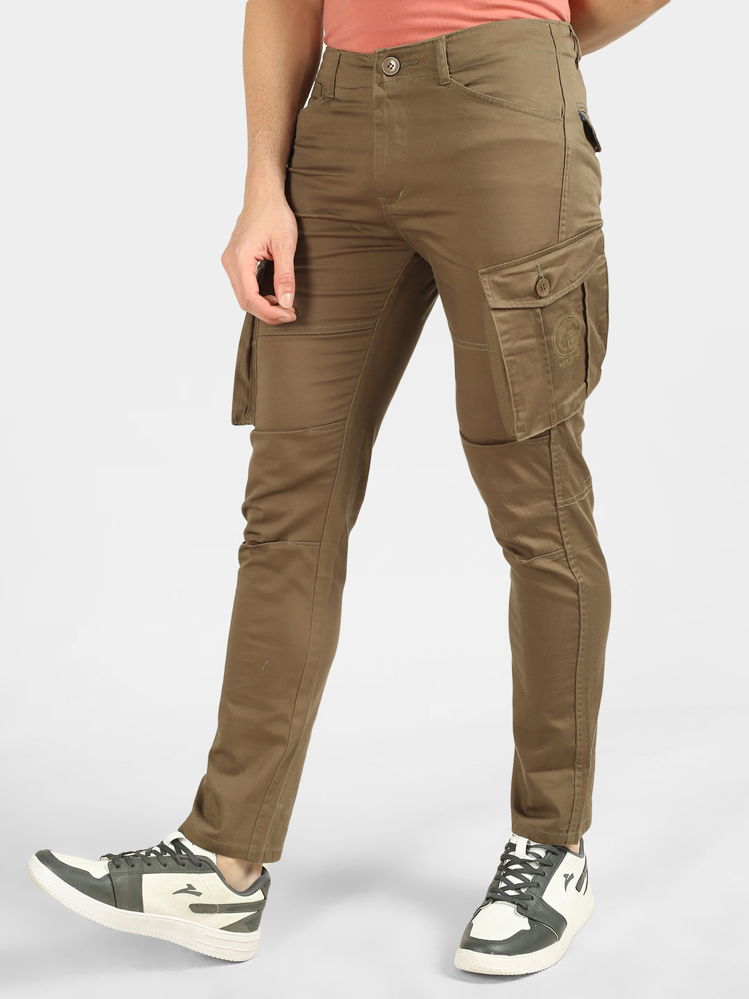 Summer Cool Stretchable Brown Cargo