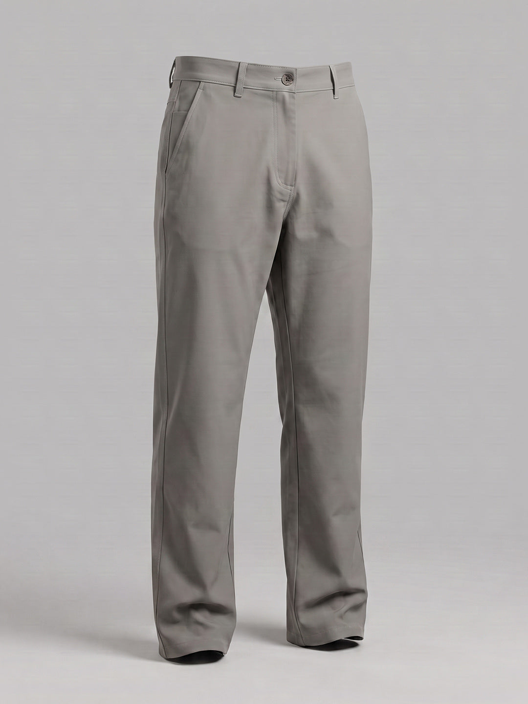 NT Comfort Fit  Steel Grey Mid Rise Trouser