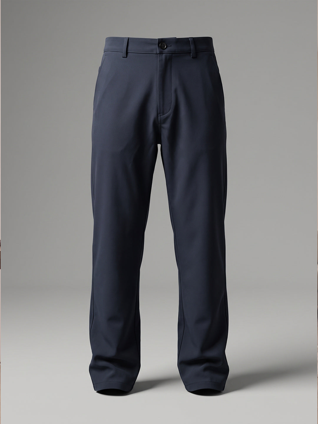 NT Comfort Fit Midnight Blue Mid Rise Trousers