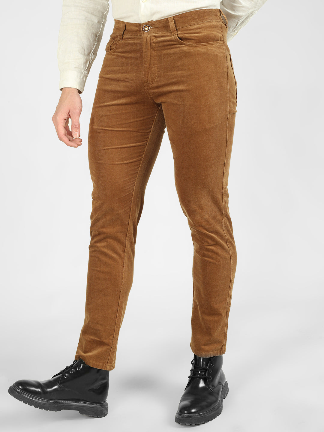 ST Cord- Khakhi Cotrise Pant