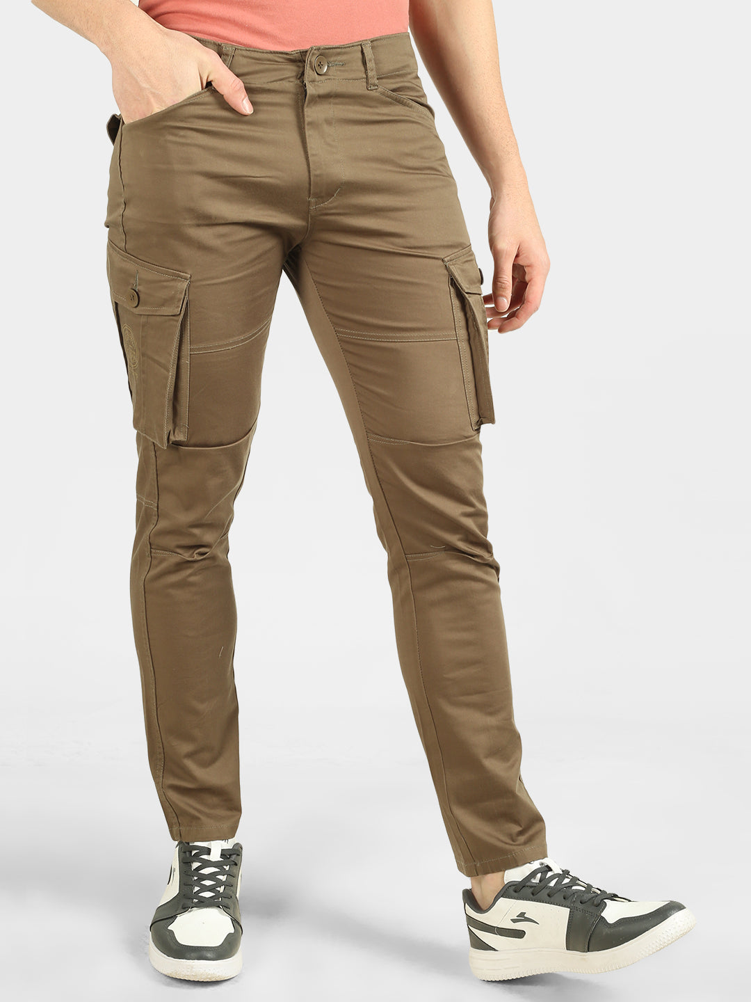 Summer Cool Stretchable Brown Cargo