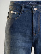 Baggy Fit Indigo High Rise Jeans