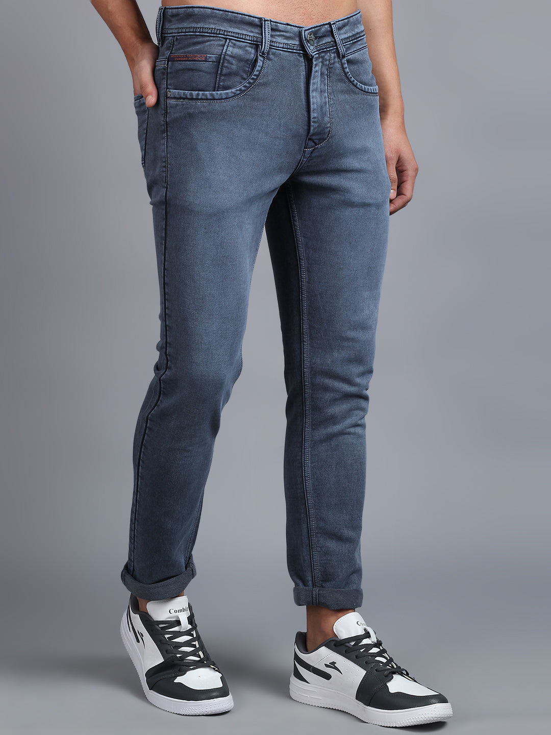 Breeza 12 Smart Fit Grey Jeans