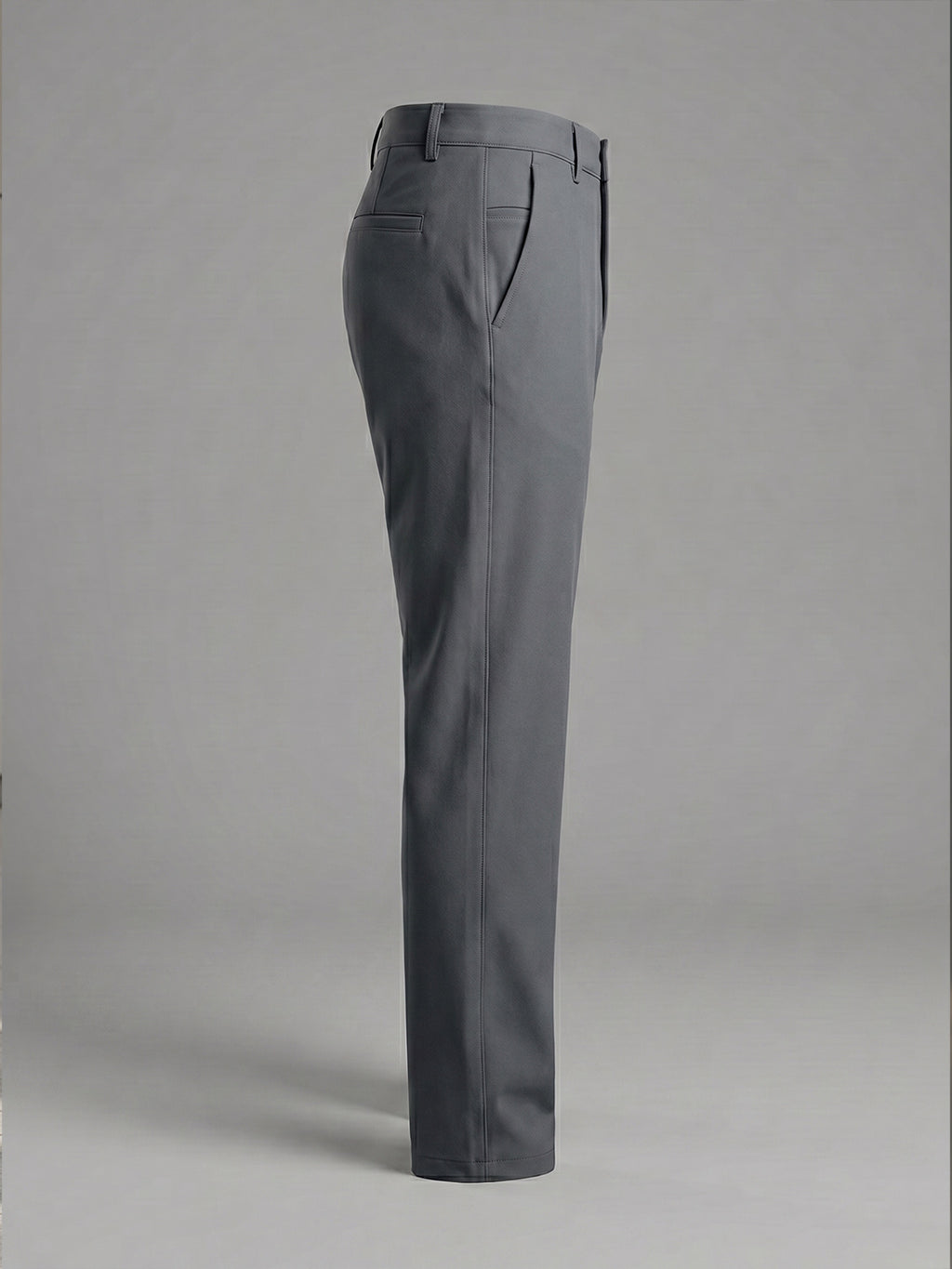 NT Comfort Fit  Ash Grey Mid Rise Trouser