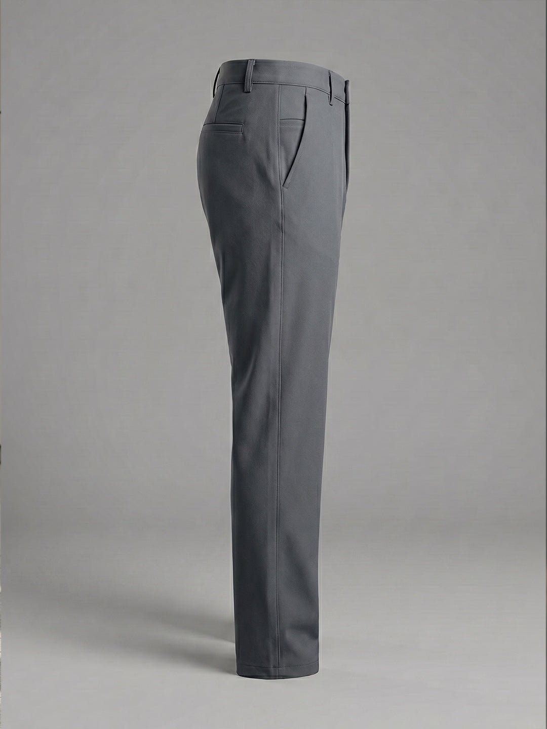 NT Comfort Fit  Ash Grey Mid Rise Trouser