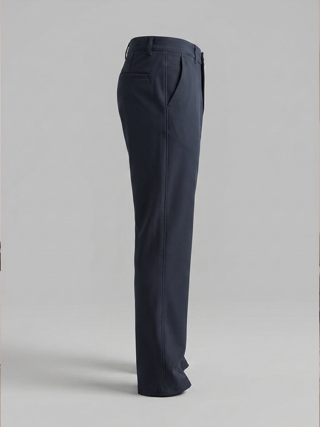 NT Comfort Fit Midnight Blue Mid Rise Trousers