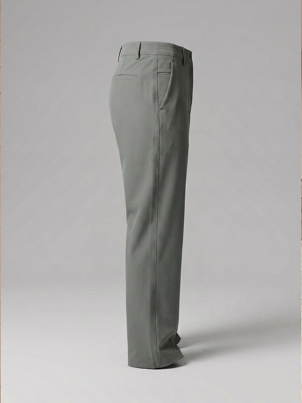 NT Comfort Fit Sage Green Mid Rise Trouser