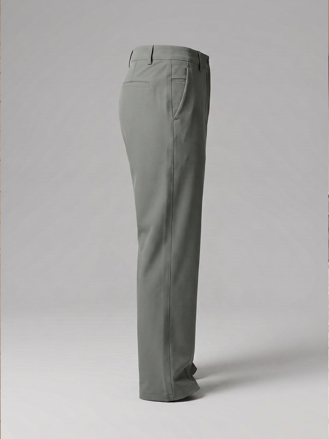 NT Comfort Fit Sage Green Mid Rise Trouser