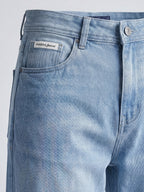 Baggy Fit Ice Blue High Rise Jeans