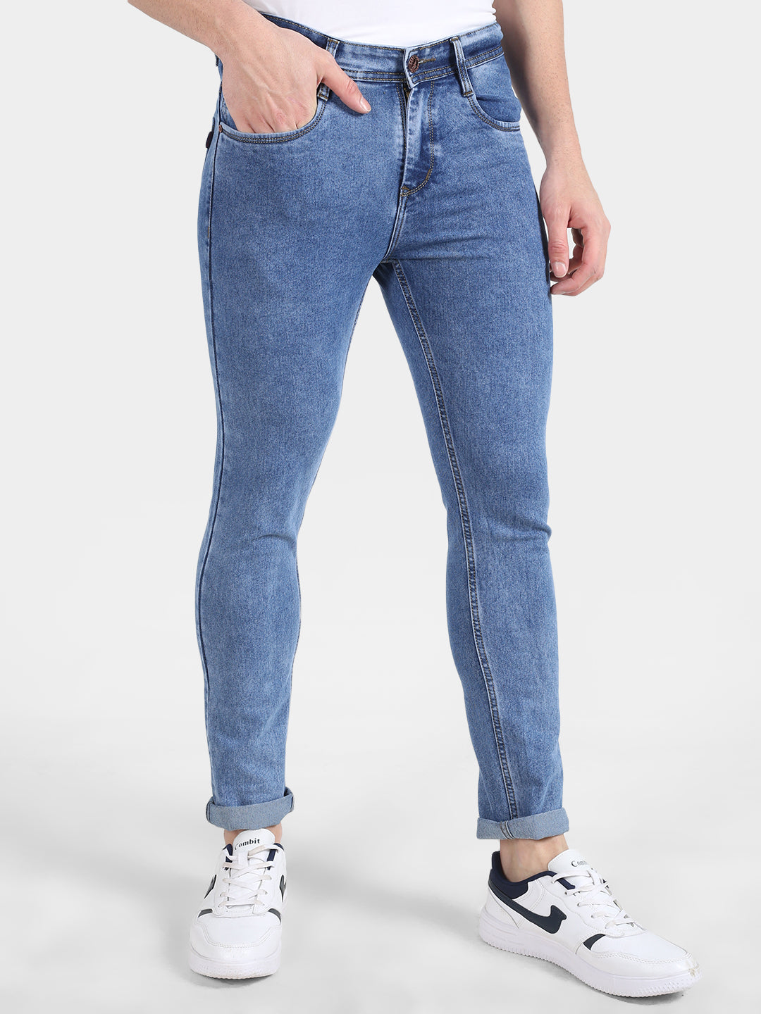 Sonet Comfort Fit Bleechwash Jeans