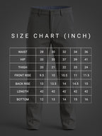 Linen Heritage Relaxed Fit Steel Grey Mid Rise Trouser