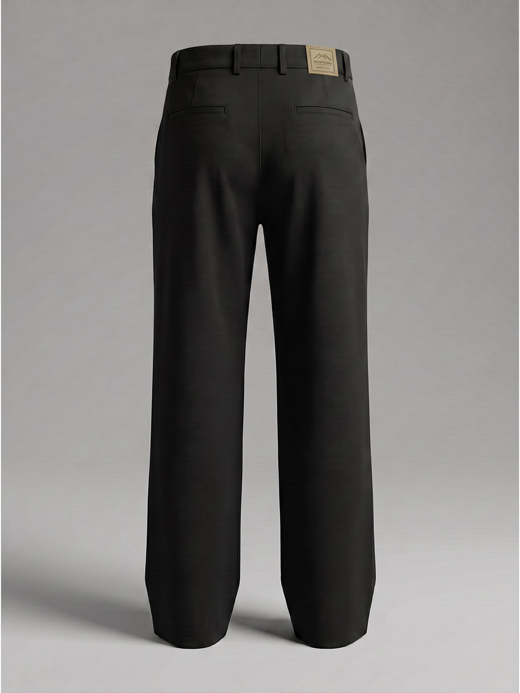 NT Comfort Fit Jet Black Mid Rise Trouser