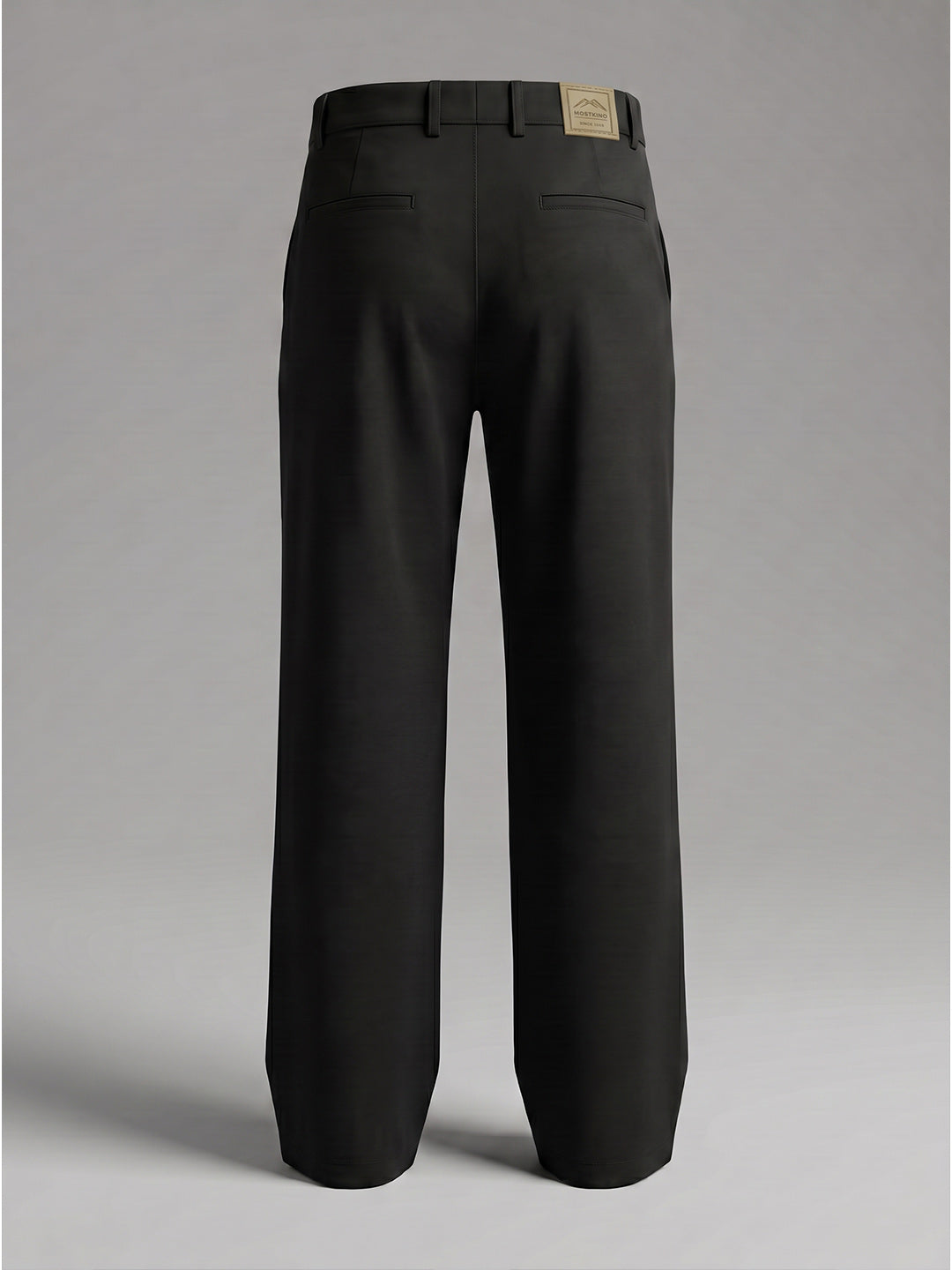 NT Comfort Fit Jet Black Mid Rise Trouser