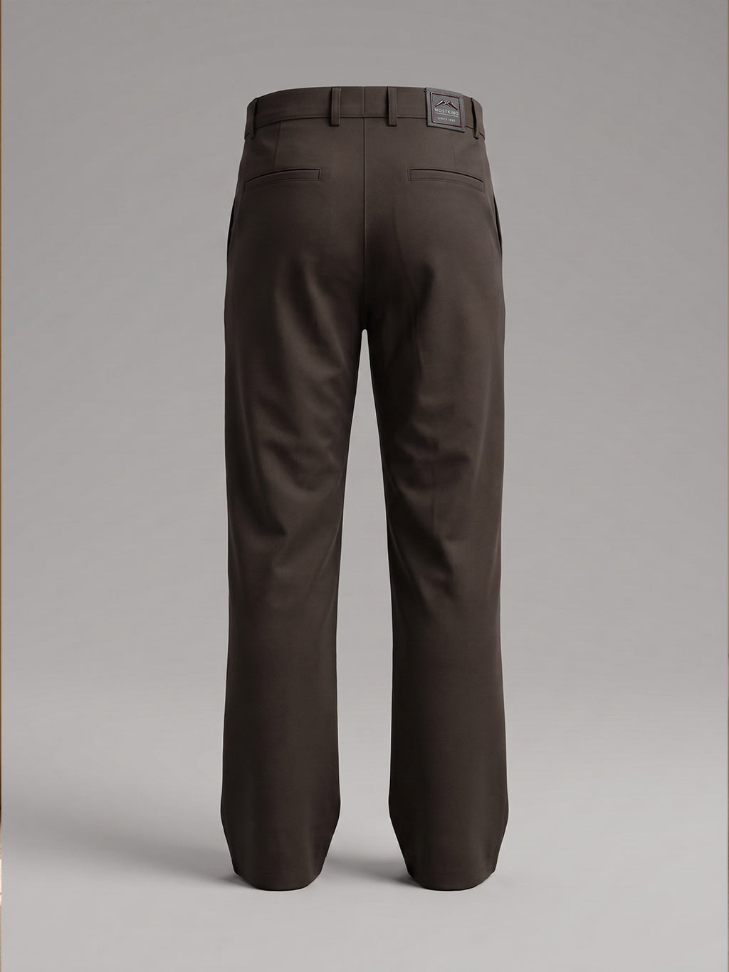 NT Comfort Fit Roasted Coffee Mid Rise Trousers