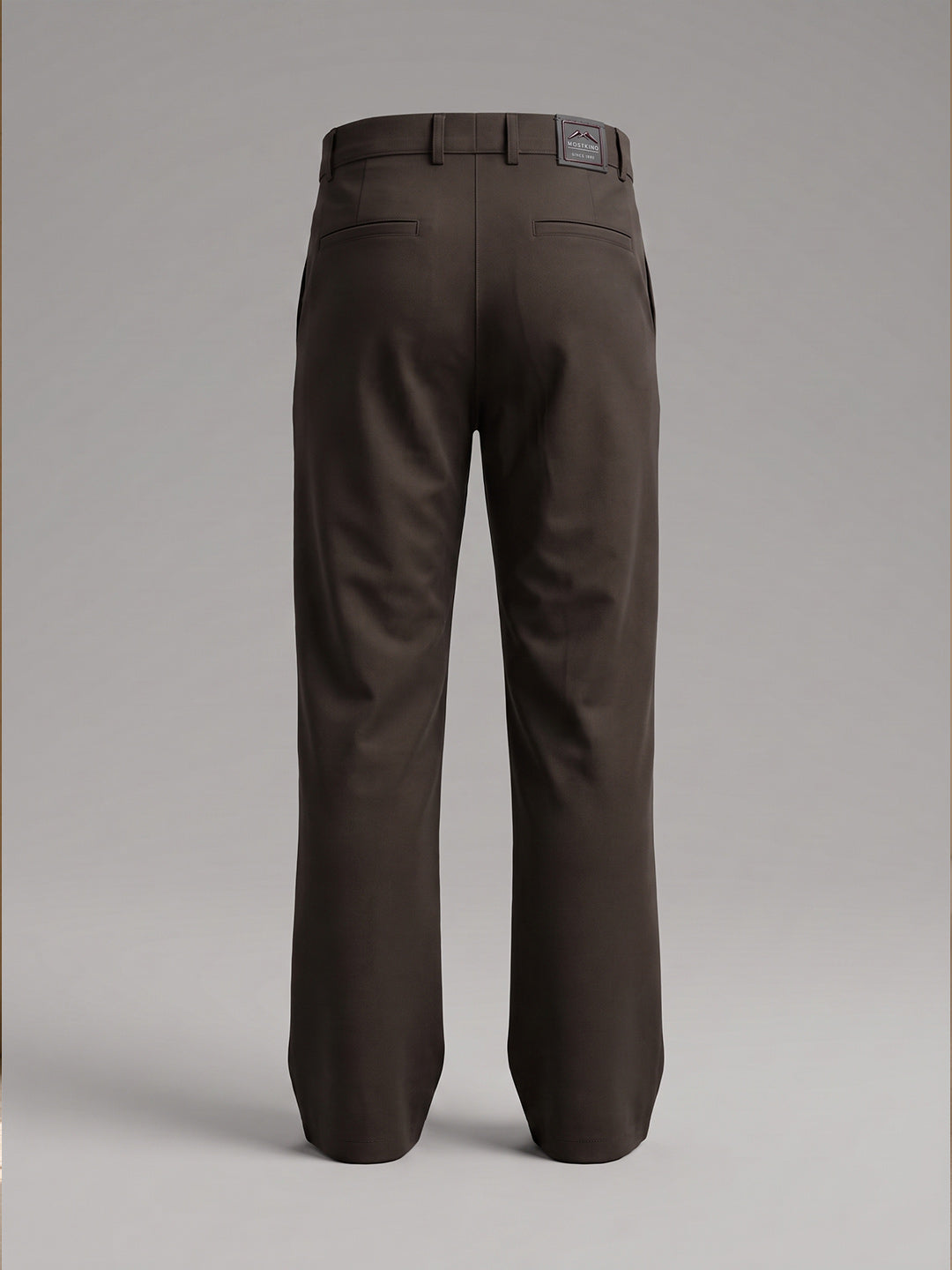 NT Comfort Fit Roasted Coffee Mid Rise Trousers