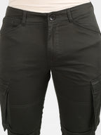 Summer Cool Stretchable Olive Cargo
