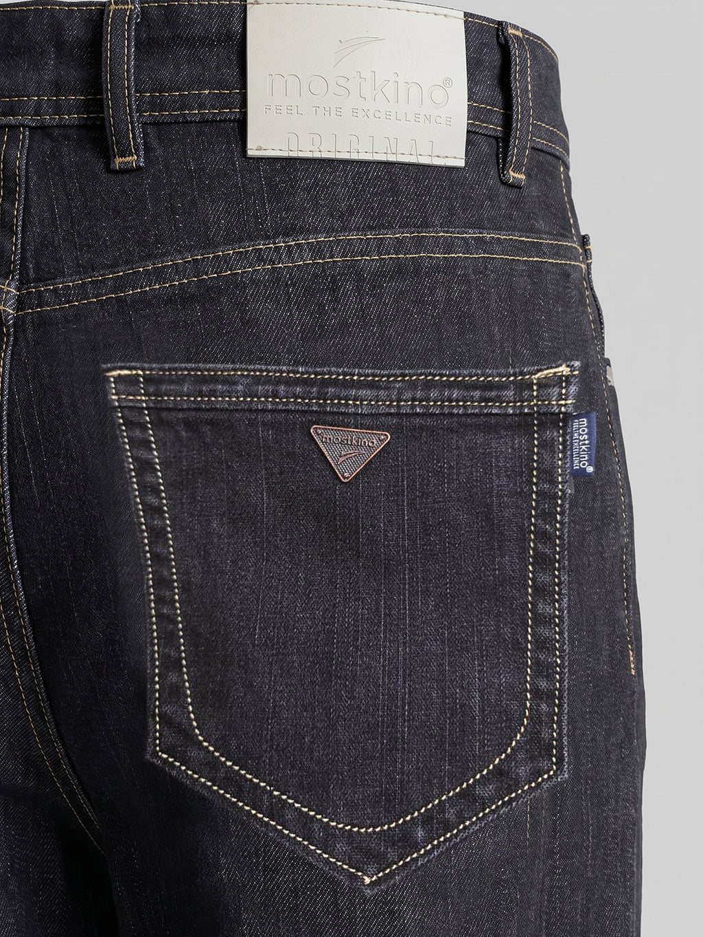 Straight Fit Cloud Grey Mid Rise Jeans