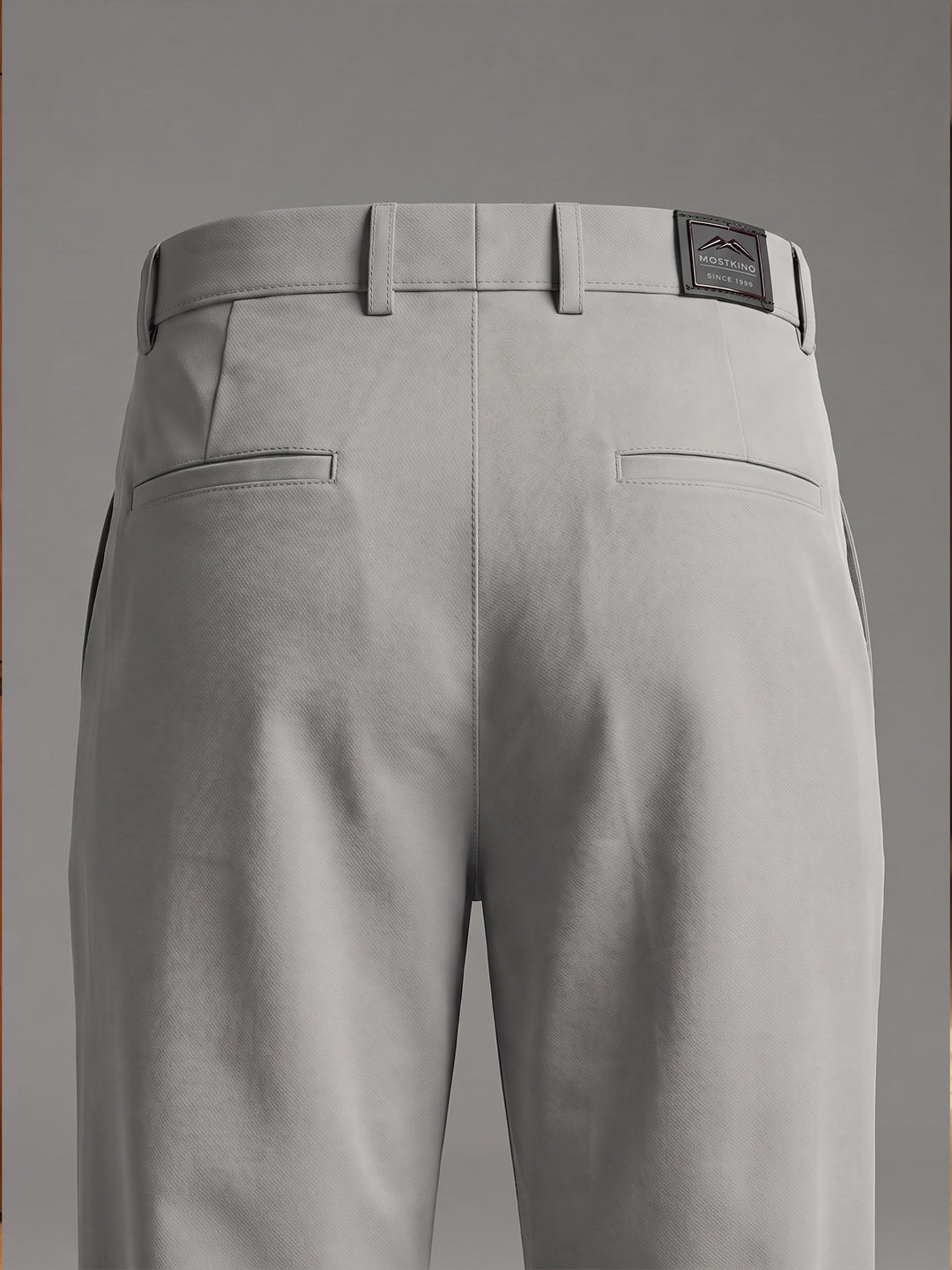 NT Comfort Fit Sand Stone Beige Mid Rise Trouser