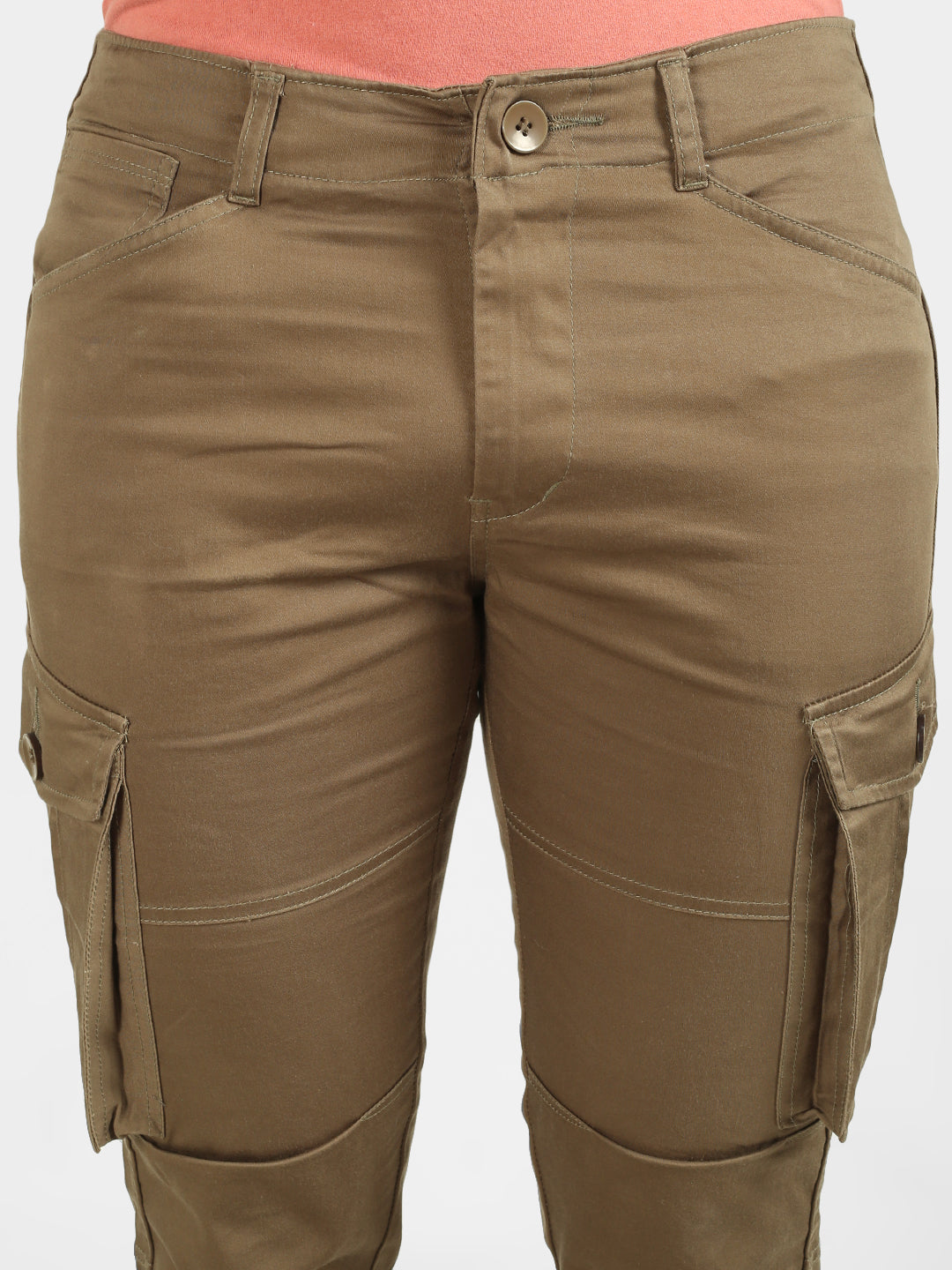 Summer Cool Stretchable Brown Cargo