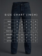 Stylin Pr Straight Fit Deep Ocean Indigo Mid Rise Faded Jeans