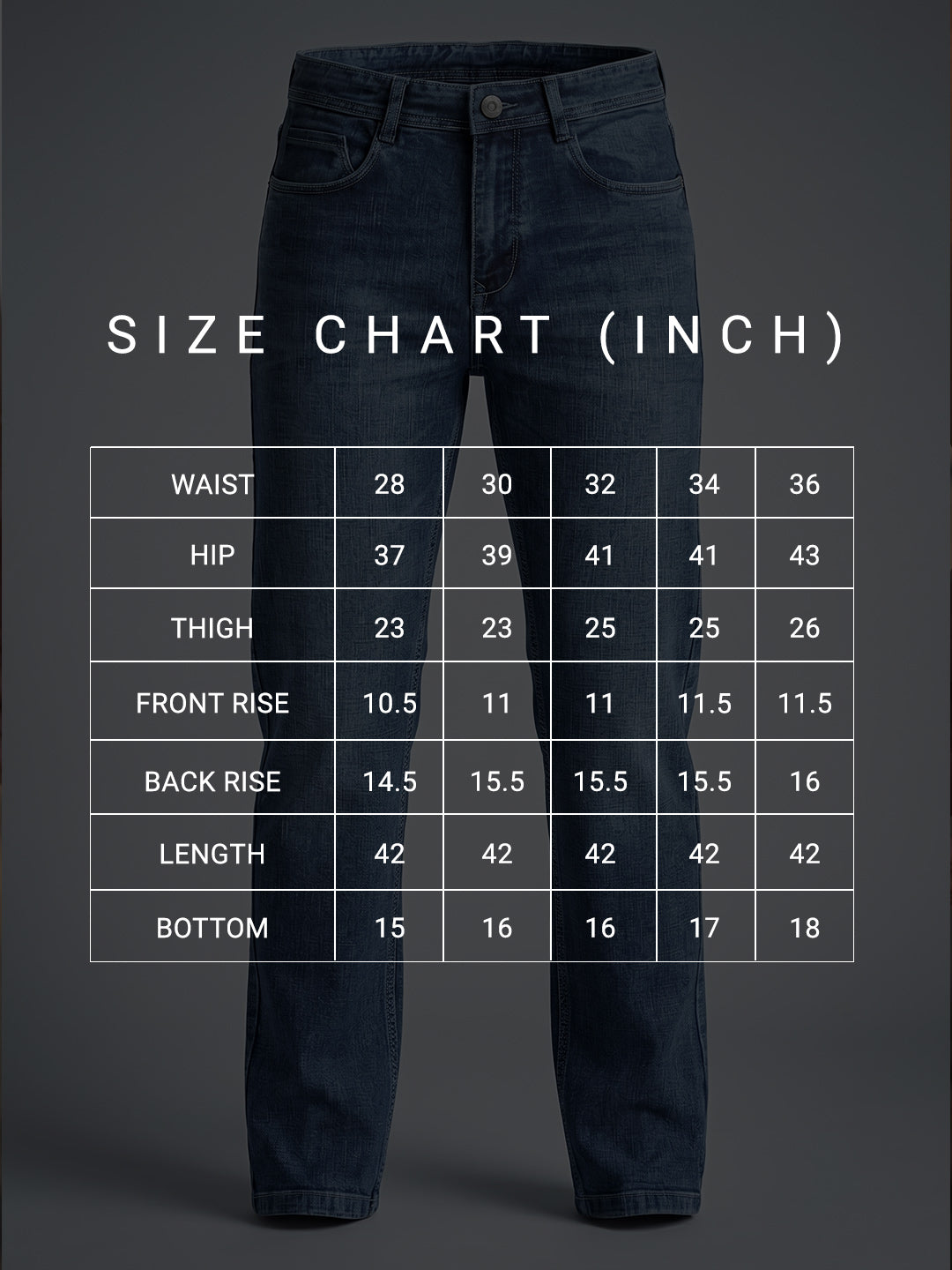Stylin Pr Straight Fit Deep Ocean Indigo Mid Rise Faded Jeans