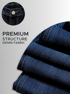Stln Str Classic Straight Fit Royal Mid Rise Faded Indigo Jeans